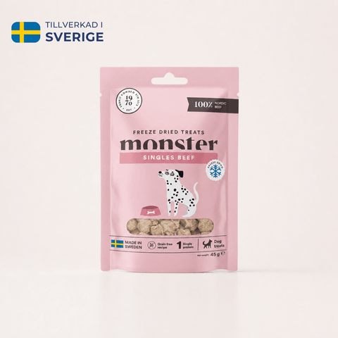 Frysetørket Hundegodteri Biff