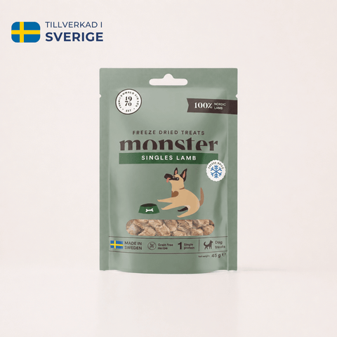Frysetørket Hundegodteri Lam