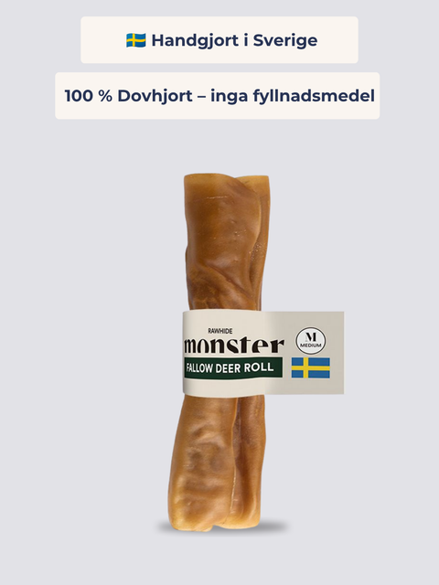 Tyggebein 100 % Dåhjortehud