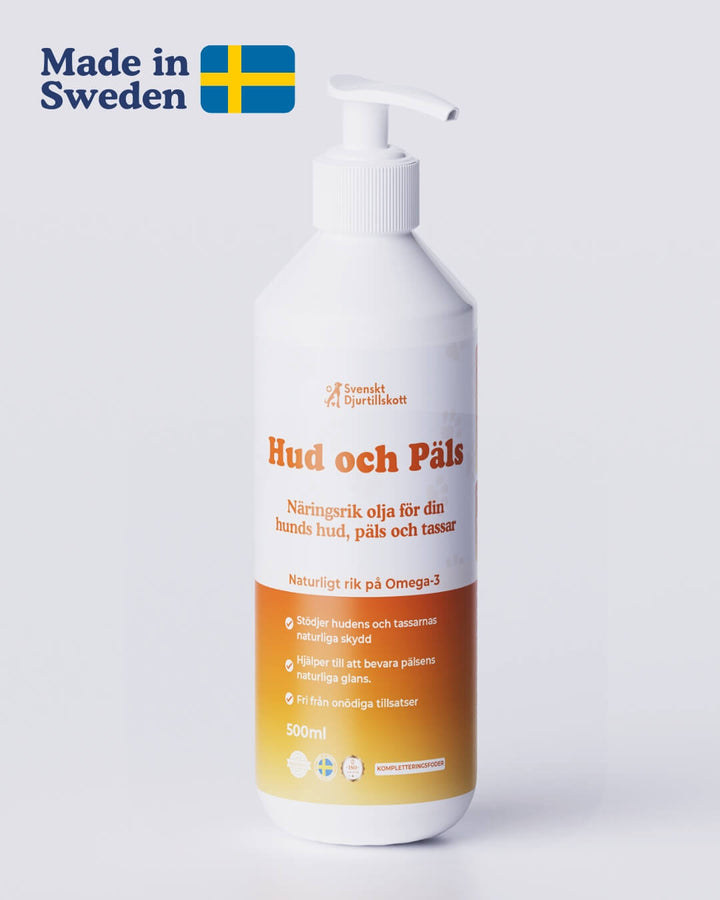 Hud og pels – næringsrik olje rik på omega-3.