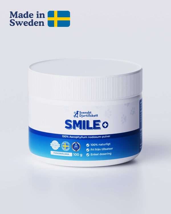 SMILE+ munvårdspulver för hund mot dålig andedräkt – burk 100 g